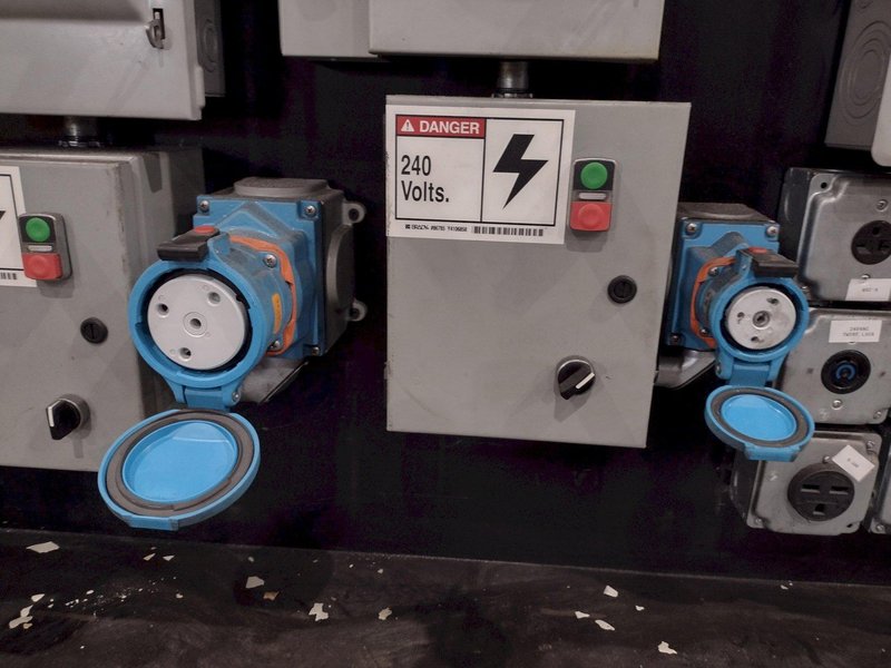 3 PHASE (240 &amp; 480 VOLT) ELECTRIC TEST BENCH WITH 15 &amp; 45 KVA TRANSFORMER: YOBRO #25298
