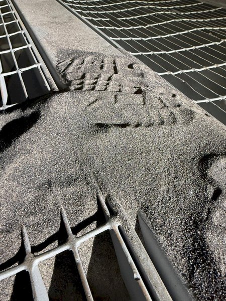 7' X 14' X 8' CLEMCO BLAST ROOM. STOCK #0431826