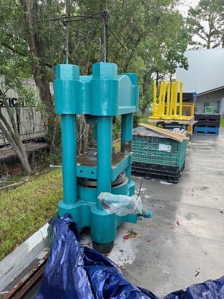 600 TON NATIONAL FOUR POST  SWAGING PRESS (14360)