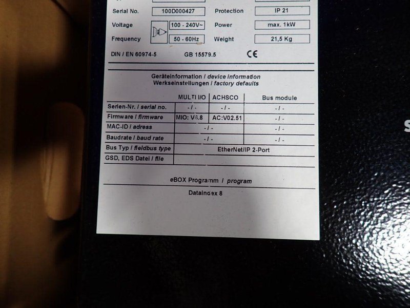 ABICOR BINZEL CONTROL  -  EBOX 881.3304