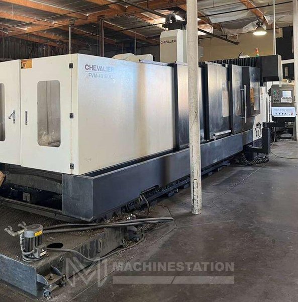 Chevalier FVM-4016DCL CNC Bridge Mill – 50 Taper Mill