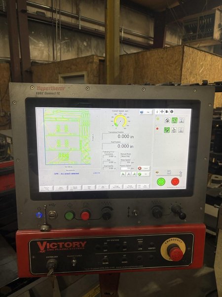 6′ x 10′ Victory V610WU CNC Plasma, 2021 – Hypertherm XPR300