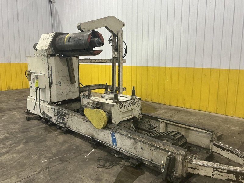 20,000 LB X 36" LITTELL MODEL #S200-36 UNCOILER COIL REEL &amp; CAR: YOBRO #25251