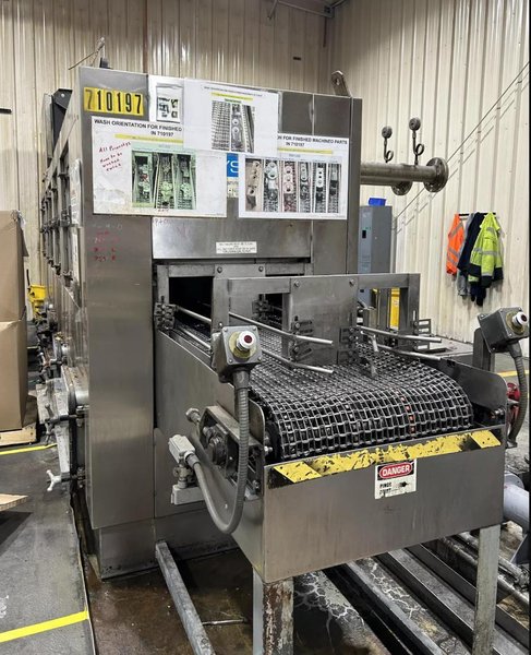 FPI SYSTEMS STAINLESS STEEL CONVEYORIZED PASS-THROUGH PARTS WASHER: YOBRO #25173
