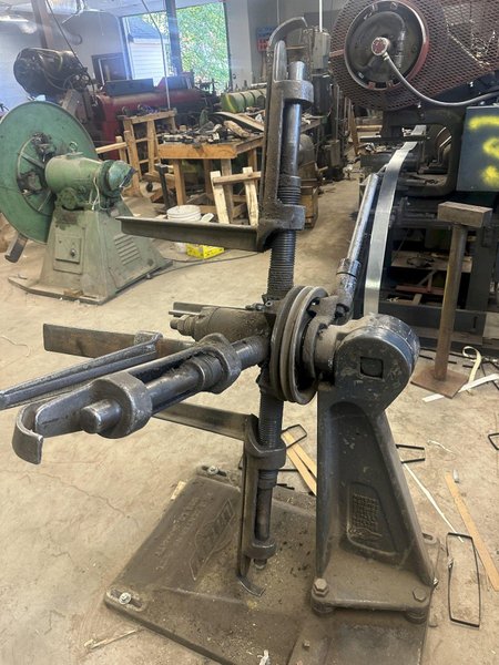 1,000 LB X 12&quot; LITTELL MODEL #10 PULL OFF UNCOILER CENTERING COIL REEL: STOCK #20522