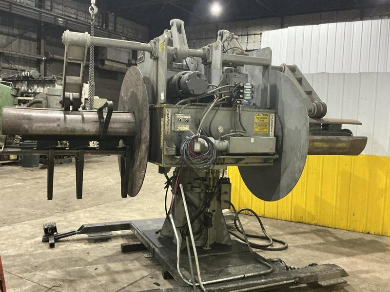 20,000 LB X 48" COLT CHD-DR2000 DOUBLE END UNCOILER WITH ROWE COIL CAR. STOCK # 0217826