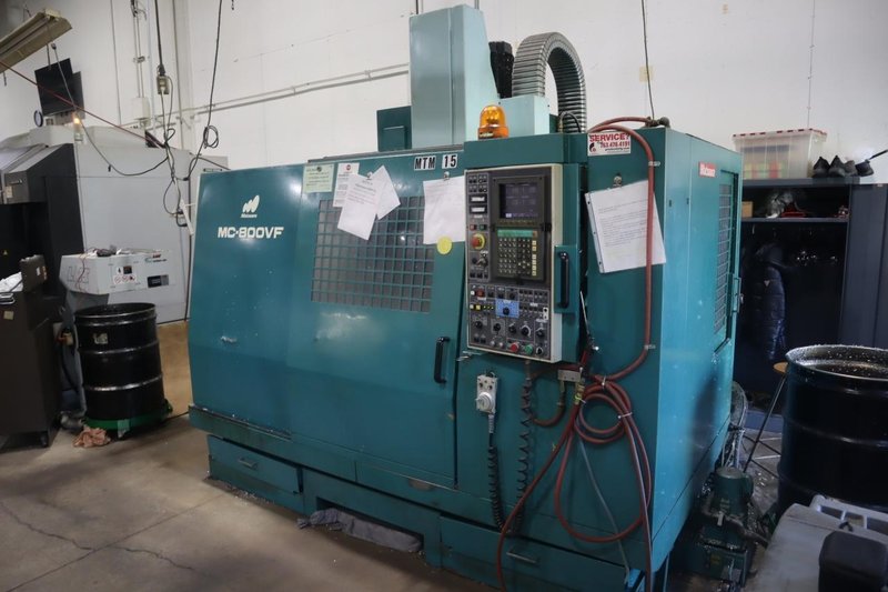 Matsuura MC-800VF CNC Vertical Machining Center, Yasnac i80 CNC, CT40, 8K RPM, 30 ATC - Auction Item