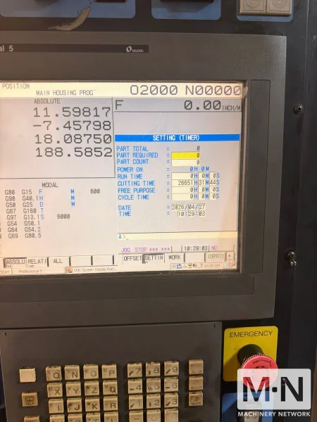 Makino a71 CNC Horizontal Machining Center, 2008