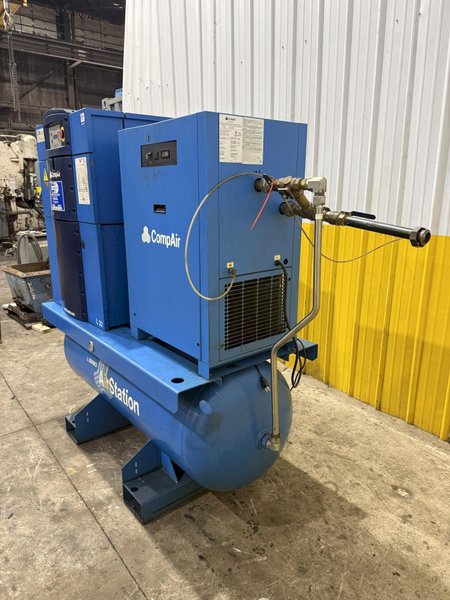 20 HP COMPAIR MODEL #LFR2A ROTARY SCREW AIR COMPRESSOR WITH DRYER: YOBRO #25816