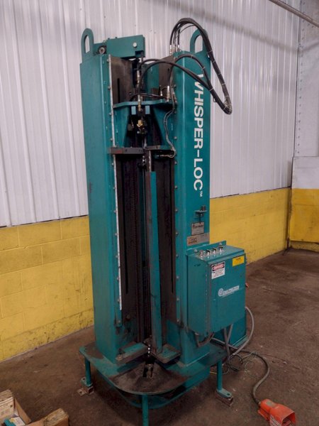 72" X 18 GA IOWA PRECISION MODEL WHISPER-LOC HYDRAULIC PITTSBURG SEAM CLOSURE MACHINE: STOCK #17509
