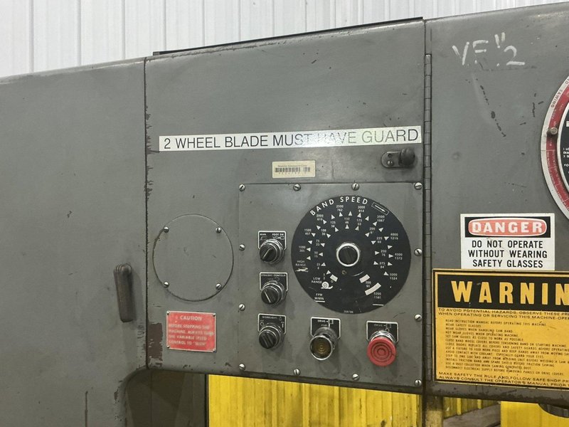 36" DOALL MODEL #3612-2H VERTICAL BANDSAW: YOBRO #25671