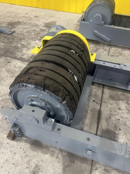 120,000 LB / 60 TON RANSOME PANDJIRIS TANK TURNING ROLLS - POWER &amp; IDLER SET: STOCK 13386