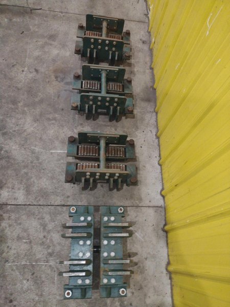 (4) 4 TON HILLMAN MODEL #B1-4  ROLLER TYPE MACHINERY MOVING SKATES: STOCK #22989