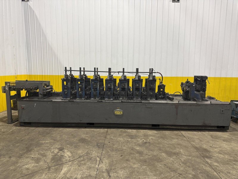 9 STAND x 2" YODER M2 ROLLFORMER, 6 STAND &amp; 3 STAND BASE: YOBRO #24317