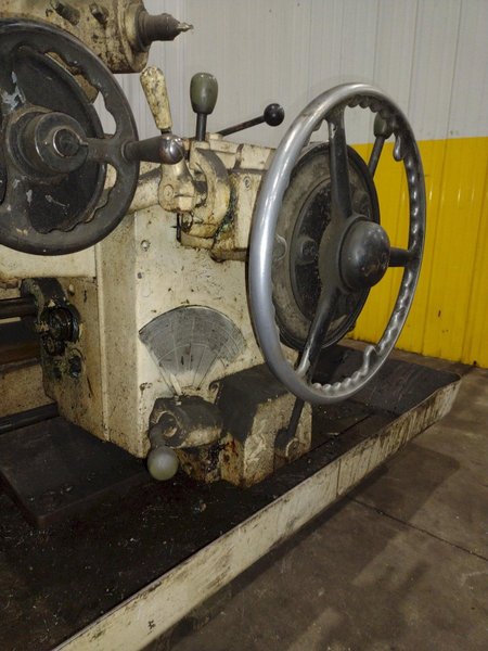 #2A WARNER &amp; SWASEY MODEL #M-3470 TURRET LATHE WITH CROSS SLIDING TURRET, " HOLE: YOBRO #24548