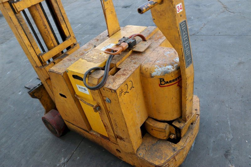 BARRETT POWER WALK BEHIND FORKLIFT: STOCK #70814