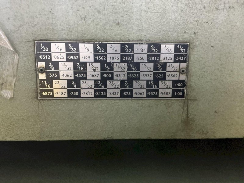 6' x 1/4" FJ EDWARDS MODEL TRUCUT HYDRAULIC SHEAR: YOBRO #24620