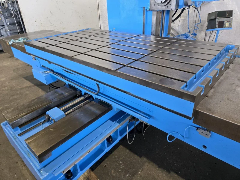 4" NOMURA MODEL #P-100WP TABLE TYPE HORIZONTAL BORING MILL : YOBRO 25968