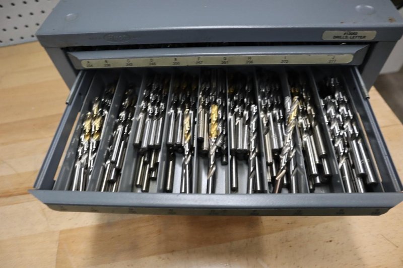 Huot Letter Drill Index 3 Drawer with Contentw- Auction Item