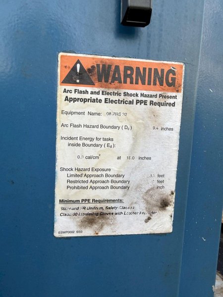 50-TON P&amp;H OGF-50 HYDRAULIC C-FRAME PRESS. STOCK #1112325