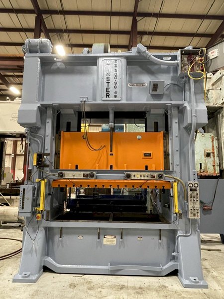 300 ton Minster E2-300-96-48 Hevi-stamper, Mechanical Metal Stamping Press, Year New 1983, Rebuilt