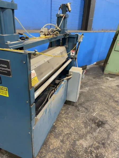 THE UNION TOOL CORP 56” X 2” ROLLERS HYDRAULIC SHEETER   -  UNION ROTARY PRESS #15, 50