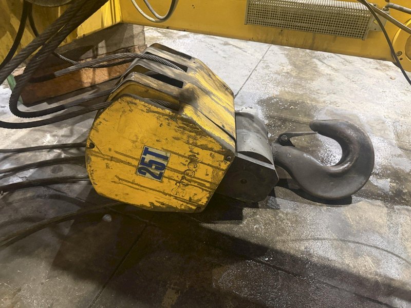 25 TON STREET OVERHEAD CRANE CABLE HOIST, NEW 2008: YOBRO #24830