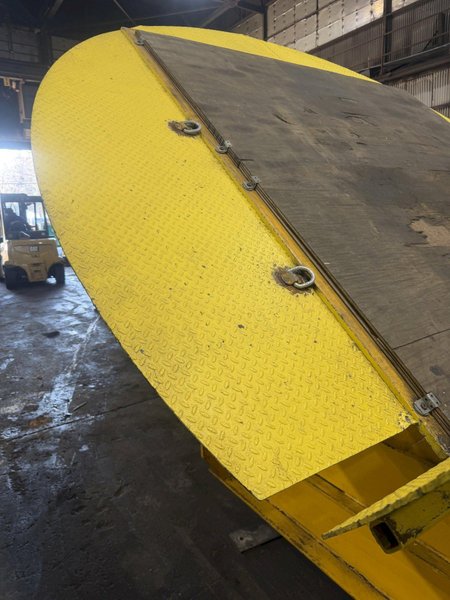 100,000 LBS BUSHMAN MODEL #MR9604 POWERED UPENDER / COIL FLIPPER WITH ROTATION: YOBRO #24612