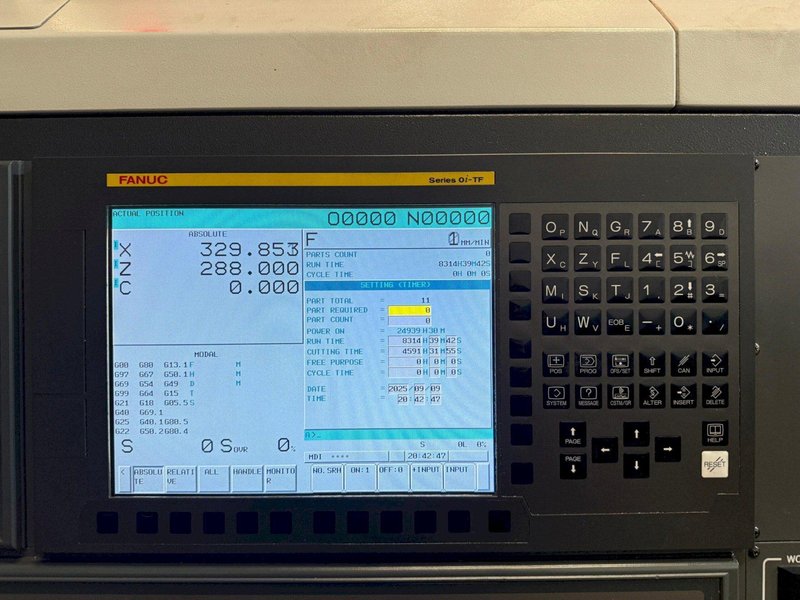 Samsung SMEC SL-2000M CNC Turning Center – 2020 C Axis Live Tool Lathe