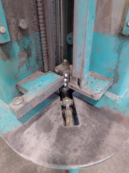 72" X 18 GA IOWA PRECISION MODEL WHISPER-LOC HYDRAULIC PITTSBURG SEAM CLOSURE MACHINE: STOCK #17509