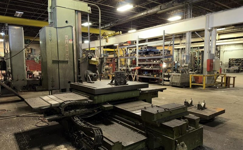 56" X 64" DAEWOO D110RT HORIZONTAL BORING MILL. STOCK # 0546126