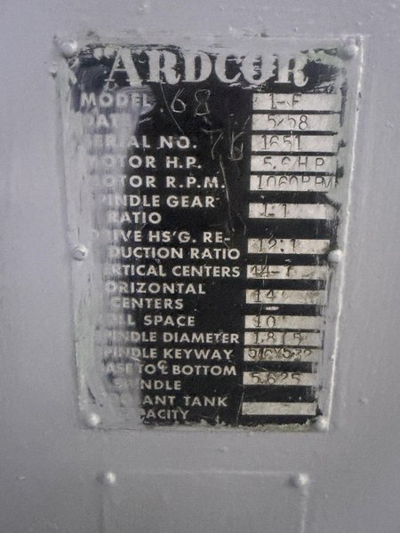 6 STAND X 1.5" ARDCOR MODEL #1-F ROLLFORMER: YOBRO #25222