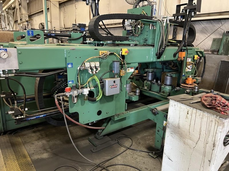 Peddinghaus PCD 1100/3B Advantage CNC 3-Spindle Beam Drill, 2015 – Peddinghaus Saw Bundle