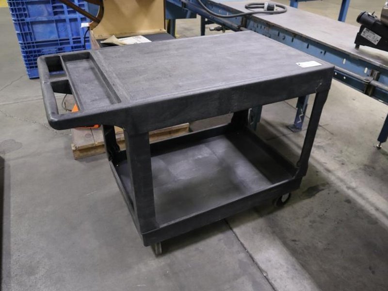 Uline Plastic Shop Cart- Auction Item