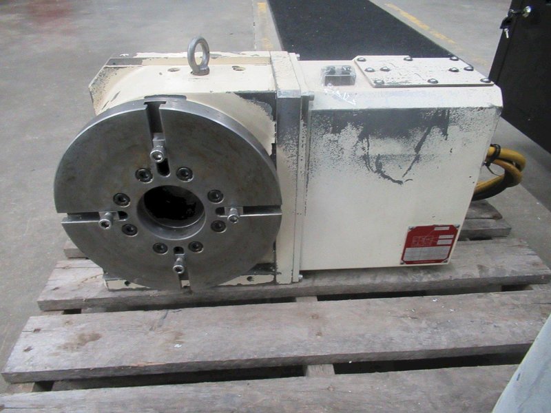 Doosan DNM 500 CNC Vertical Machining Center, 12K RPM Spindle, High Pressure Coolant, Renishaw Probing, Full 4th Axis, Chip Conveyor