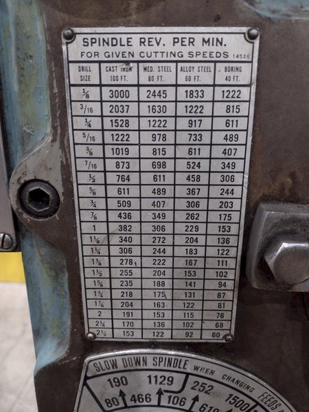 3&#039; X 9&quot; CARLTON MODEL #1A RADIAL ARM DRILL WITH DUAL BASE: STOCK #22001
