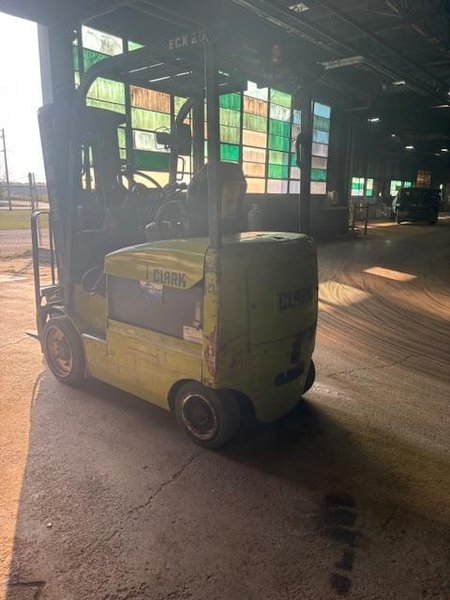 2019 Clark ECX25 Electric Forklift | 5,000 lb Capacity | 3-Stage Mast | 48V | Side Shift