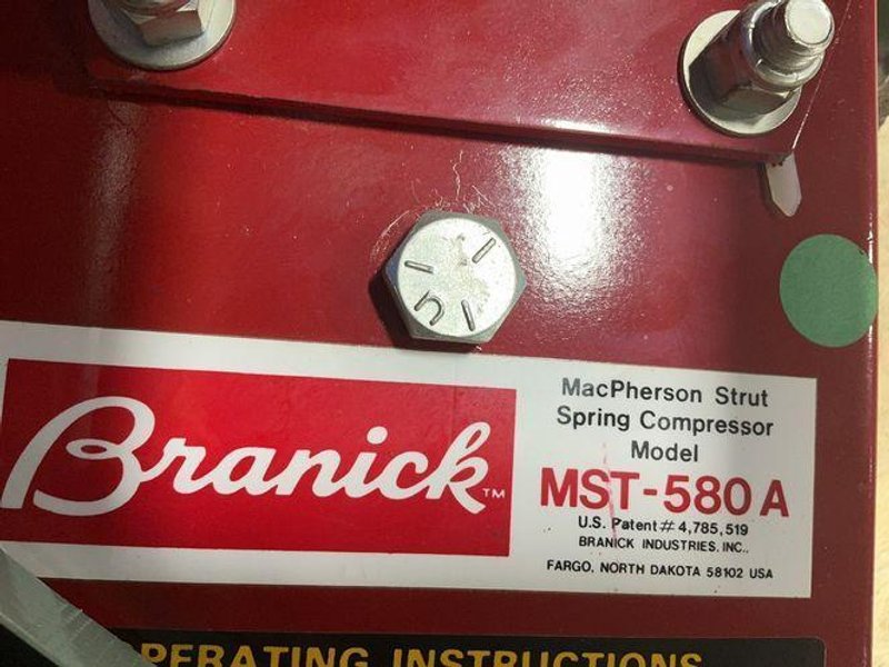 Branick Macpherson Strut Spring Compressor - Mst-580 A