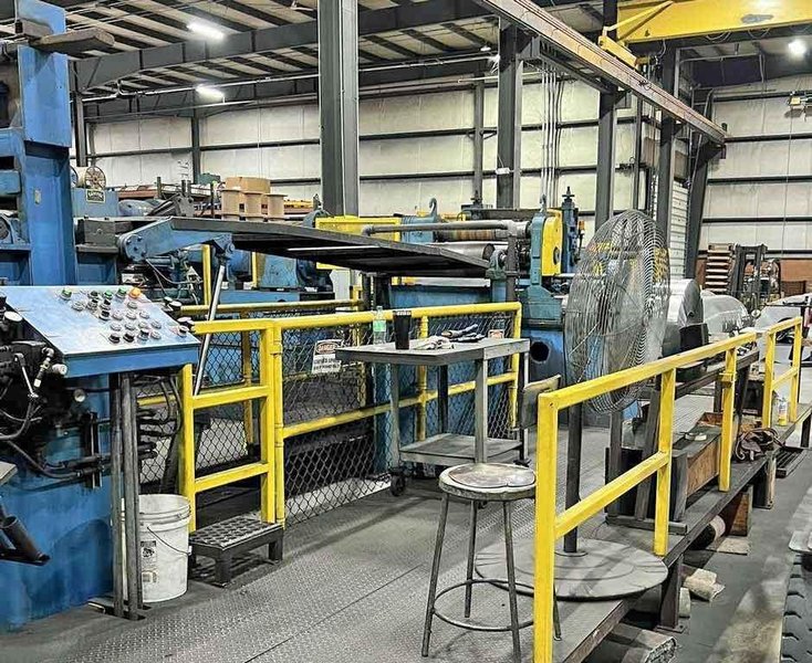 24" x 5.00" x 12,000# Stamco Slitting Line