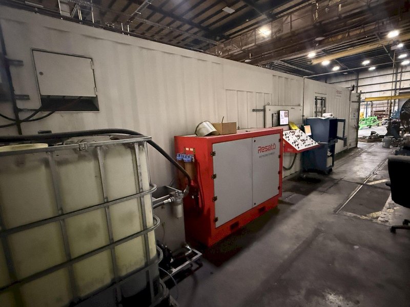 10,000 PSI x 40' RESATO CONTAINERIZED HIGH PRESSURE TEST BAY W/ 3 TON YALE HOIST SYSTEM, NEW 2015: YOBRO #25867