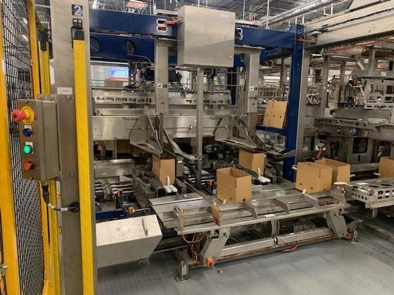 ITW Hartness EPS 9100 Case Packer – 2018 – High-Speed Case Packing Machine