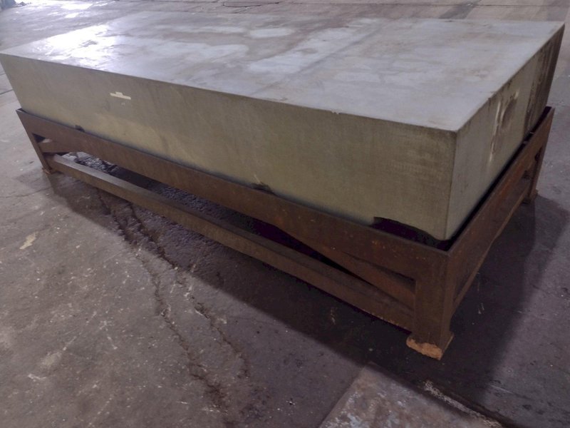 10&#039; x 4&#039; X 16&quot; PRECISION GRANITE SURFACE PLATE W/ TABLE STAND: STOCK #19003