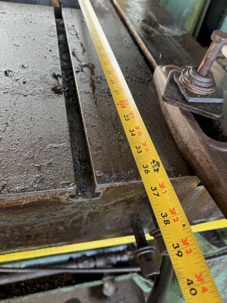 36-1/2&quot; X 42-1/2&quot; X 6&quot; T-SLOTTED BOLSTER PLATE. STOCK # 0989725