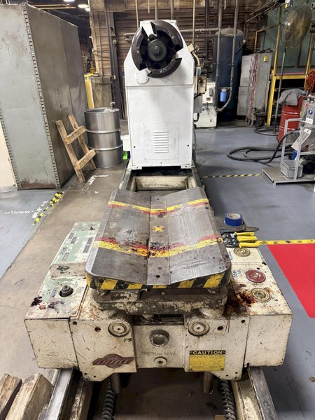 20,000 LBS X 36" LITTELL MODEL #200-36 COIL REEL UNCOILER &amp; CAR: YOBRO #26034