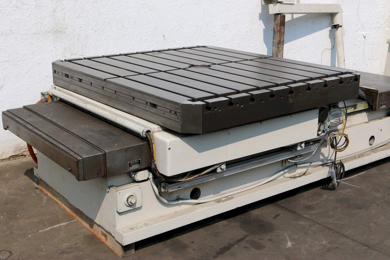 67&#039; X 60&#039; WOTAN POWER INFEED ROTARY TABLE: STOCK #68718