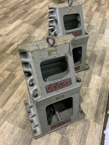 (2) 30&quot; X 16&quot; X 17&quot; DEVLIEG T-SLOTTED ANGLE PLATES: STOCK #23754