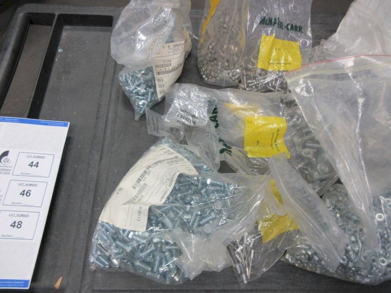 Box of Screws, Nuts, Bolts, Assorted Fasteners- Auction Item