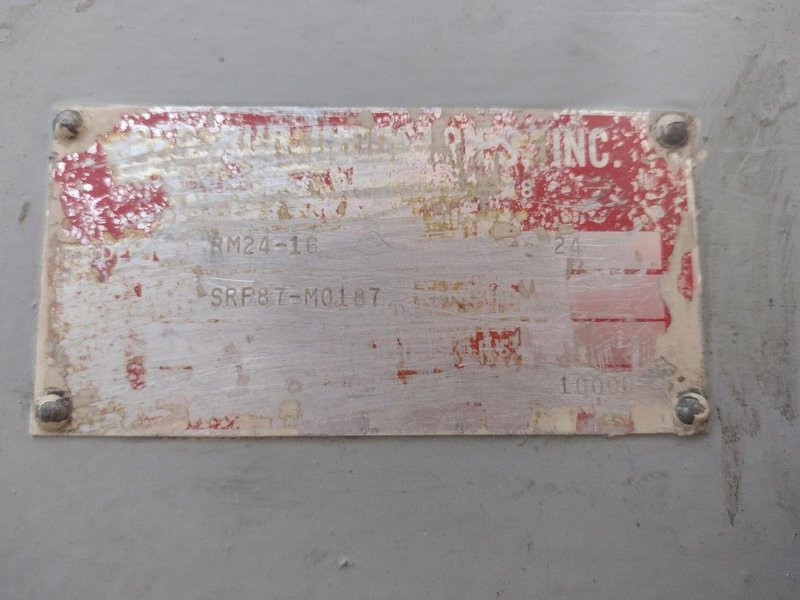 10,000 LB (5 TON) X 24&quot; RED BUD (RBI) MODEL #RM24-16 MOTORIZED POWER COIL REEL / UNCOILER: STOCK #15275