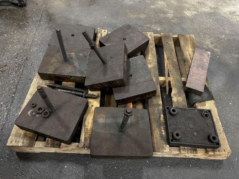 12&quot; LONG X 10&quot; WIDE X 2-3/4&quot; TALL VIBRO-DYNAMIC PRESS ISOLATION PADS(QTY7) STOCK # 0883225