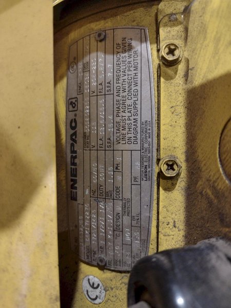 50 TON ENERPAC HYDRAULIC H-FRAME PRESS: STOCK #22364